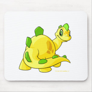 Anstarren von gelbem Chomby Mousepad