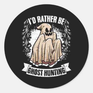 Anstatt Ghost Jagd Phantastische paranormale Inves Runder Aufkleber