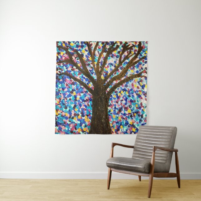 ANSTECHEN Sie 030 - Einbruch der Nacht - Wandteppich (Beispiel)