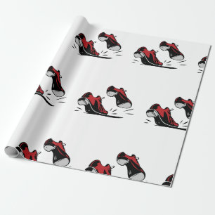 Anstechend Tanzschuhe Geschenkpapier