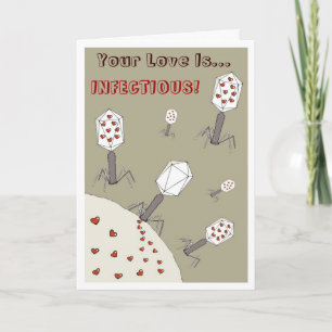 Ansteckende Liebe Karte