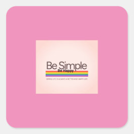 Anstecknadel Quadratischer Aufkleber