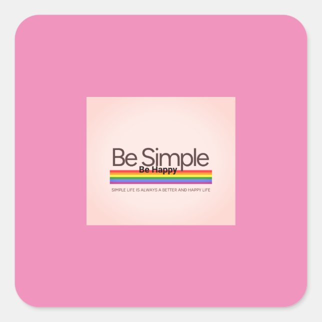 Anstecknadel Quadratischer Aufkleber (Vorderseite)