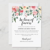 Anstelle der Lieblings-Hochzeitsspende-Zeichen