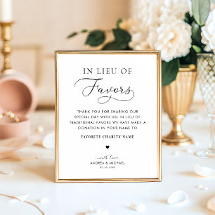 Anstelle der Lieblings-Wohltätigkeit Spenden Hochz Poster