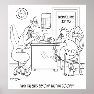 Anstellung Cartoon 9469 Poster