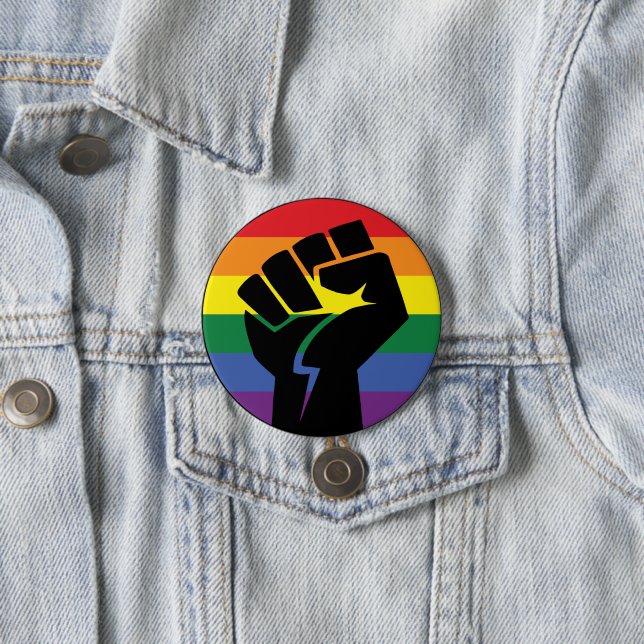 Anstieg des Gay Pride Button (Beispiel)