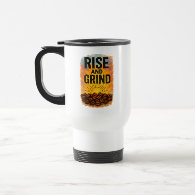 Anstieg und Grind Reisebecher (Links)