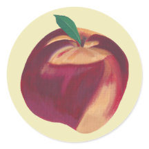 Anstrich des ganzen Reifenpfirsichs, Fruchtkleber