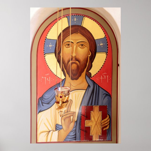 Anstrich von Jesus Poster (Vorne)