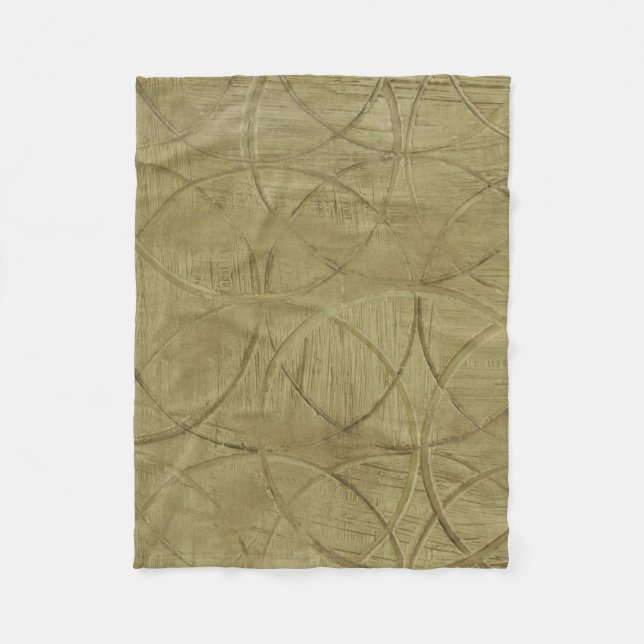 Anstrich von verbundenen Kreisen durch Jennifer Go Fleecedecke (Vorderseite)