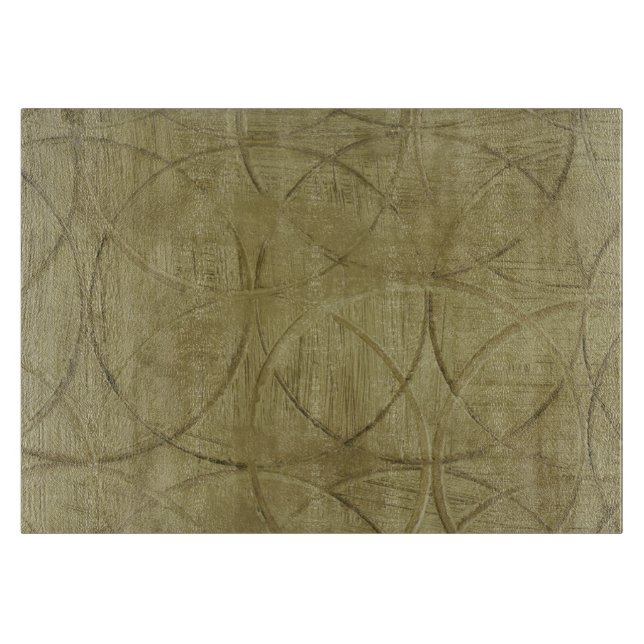 Anstrich von verbundenen Kreisen durch Jennifer Go Schneidebrett (Vorderseite)