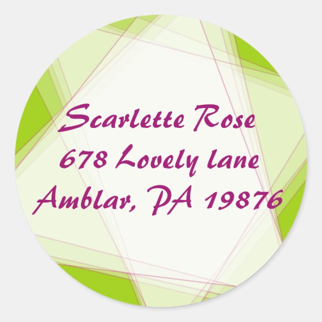 Anstrichene Blume Bar Bar Mitzvah Rückgabeaufklebe Runder Aufkleber (Vorderseite)