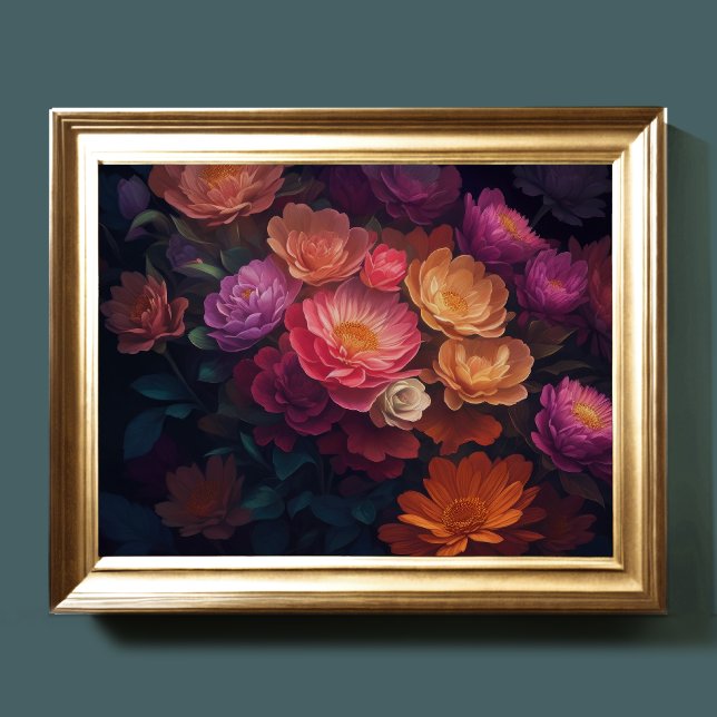 Anstrichene Blume Fett 4:3 Poster (Von Creator hochgeladen)