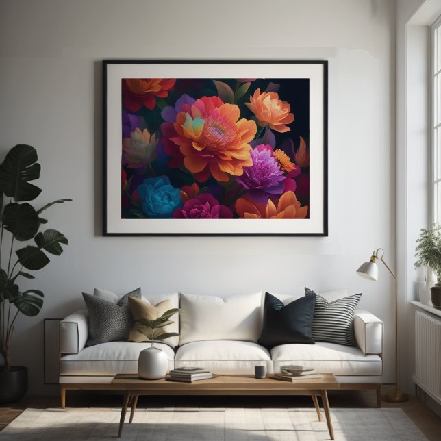 Anstrichene Blume Fett 4:3 Poster (Von Creator hochgeladen)