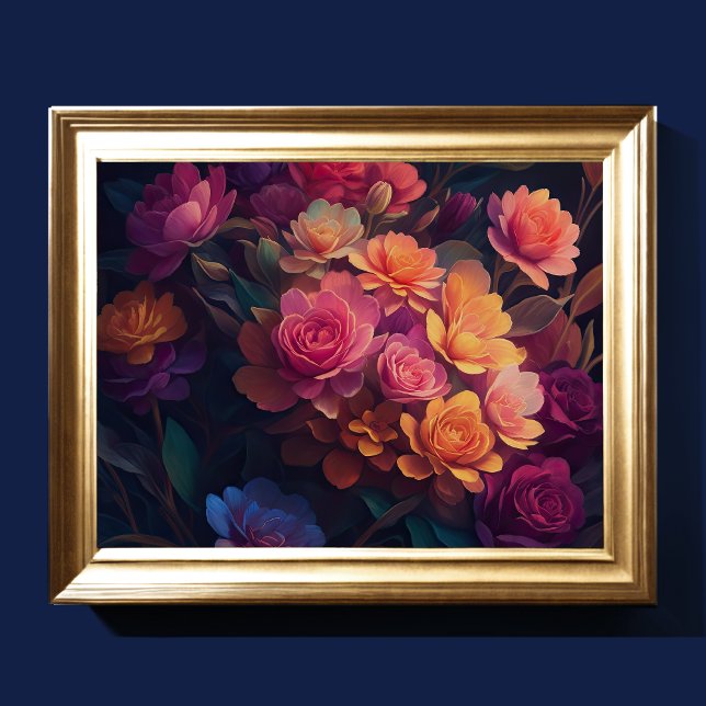 Anstrichene Blume Fett 4:3 Poster (Von Creator hochgeladen)