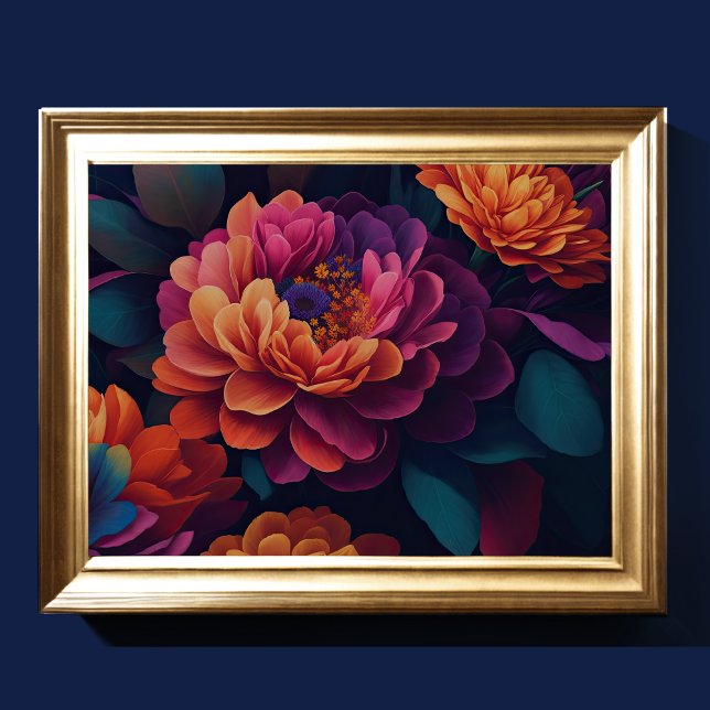 Anstrichene Blume Fett 4:3 Poster (Von Creator hochgeladen)