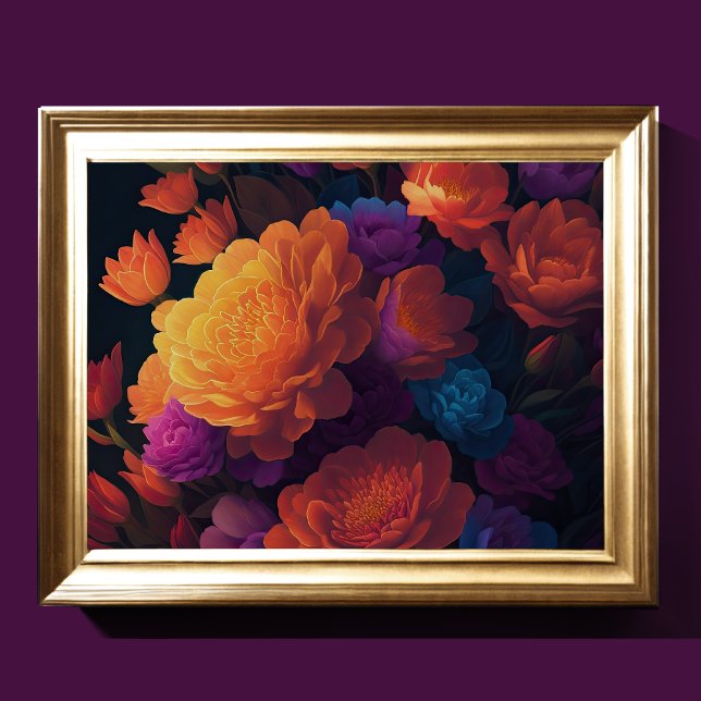 Anstrichene Blume Fett 4:3 Poster (Von Creator hochgeladen)