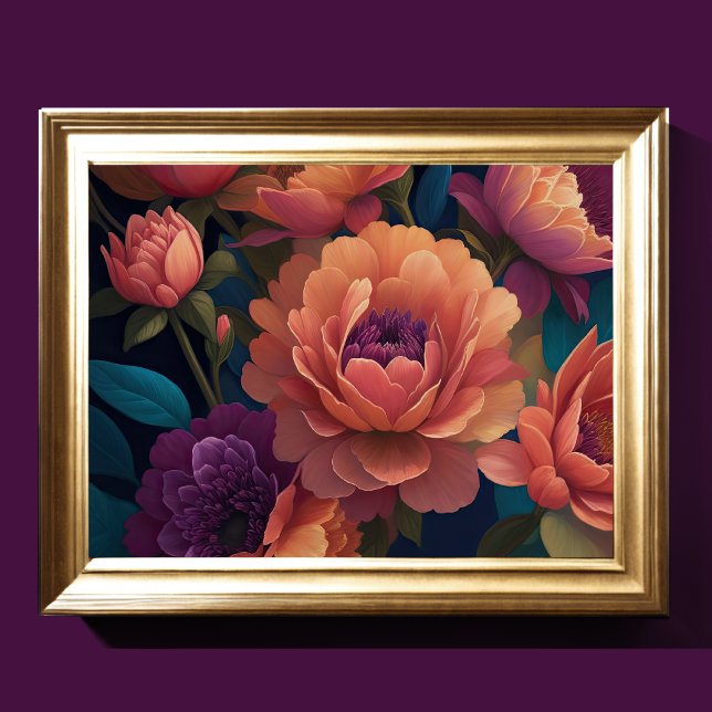 Anstrichene Blume Fett 4:3 Poster (Von Creator hochgeladen)