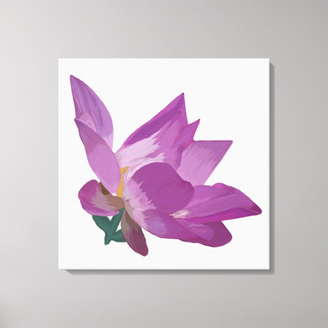 Anstrichene Blume Leinwanddruck (Vorderseite)