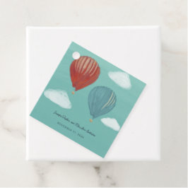 Anstrichene Heißluftballons nach Maß Geschenkanhänger