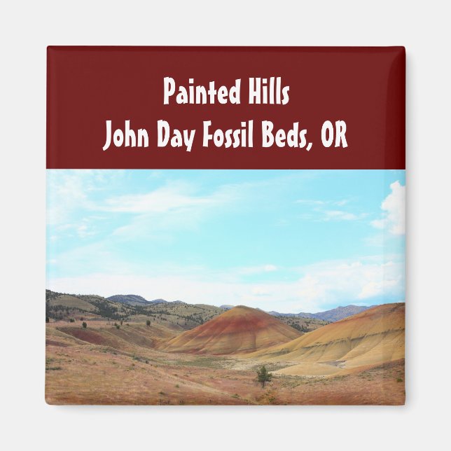 Anstrichene Hügel John Day Fossil Beds Oregon Magn Magnet (Vorne)