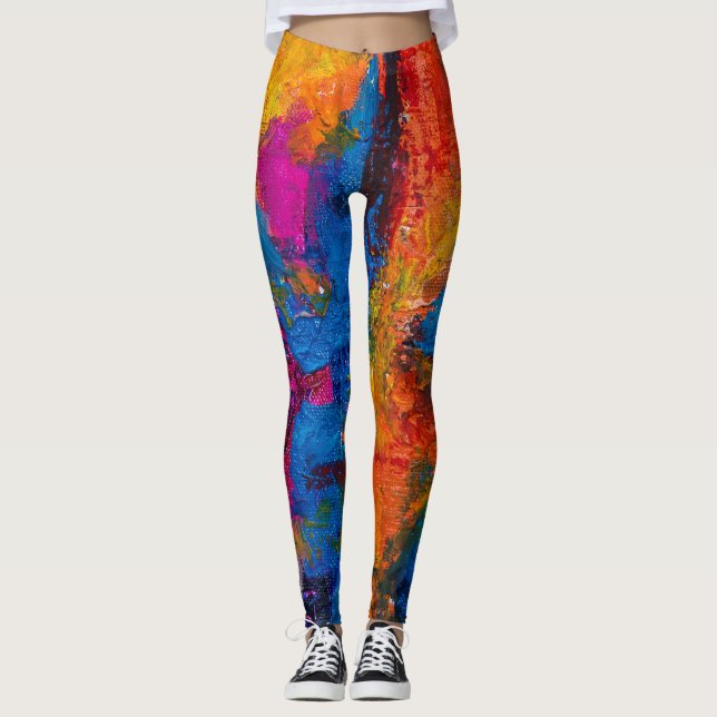 Anstrichene Leggings (Vorderseite)