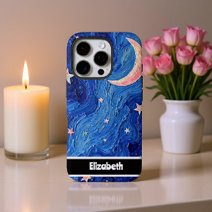 Anstrichene Mondlicht Starry Phone Cover