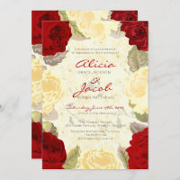 Anstrichene Rote Rosen Hochzeitsfeiern