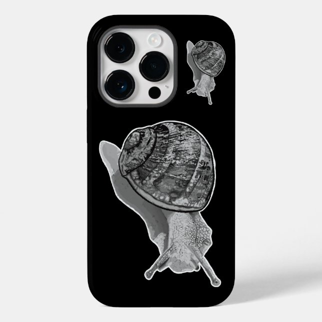 Anstrichene Schnecke "Stickers" Case-Mate iPhone Hülle (Rückseite)