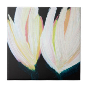 Anstrichene Tulips Keramik Tile Fliese