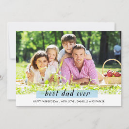 Anstrichene Waschbänder Kinderkarte des Vaters Karte