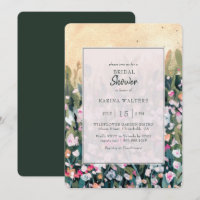 Anstrichene Wildblume Rustikales Brautparty