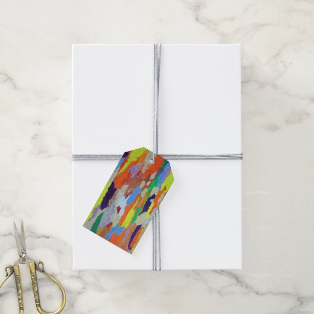 Anstrichene Zementschenkel Geschenkanhänger (Mit Garn)