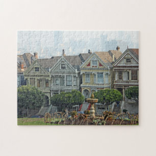 Anstrichfarbene Damen, San Francisco, Kalifornien Puzzle