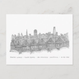 Anstrichfarbene Damen, San Francisco, Vereinigte S Postkarte