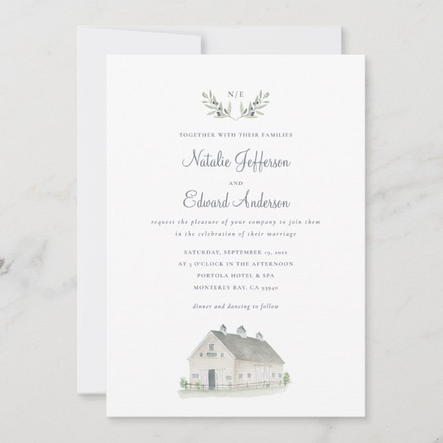 Anstrichfarbener Olivenzweig + Stallwasserfarbe (Vorderseite)