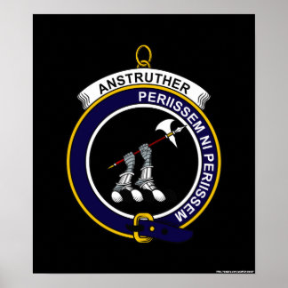 Anstruther - Clan-Wappen Poster