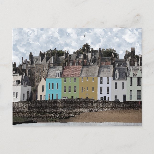 Anstruther Harbour Postcard Postkarte (Vorderseite)