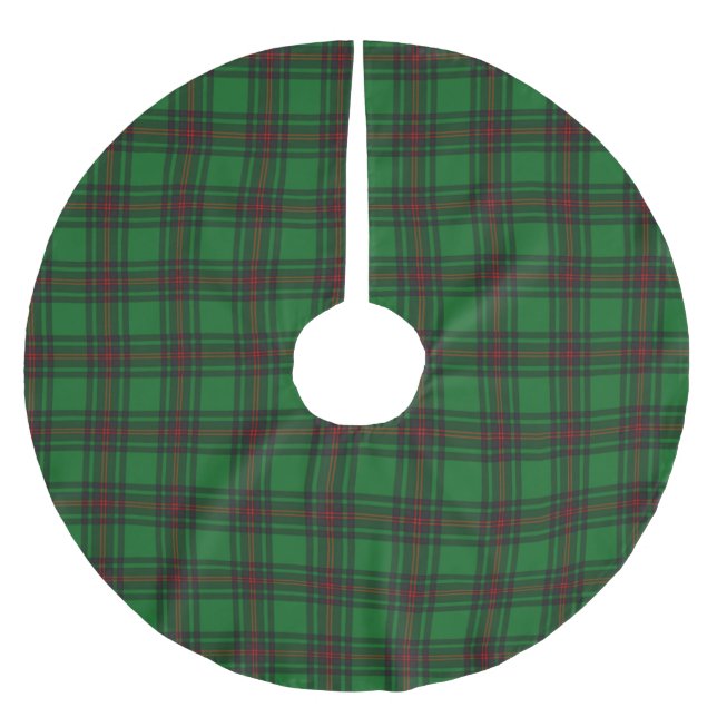Anstruther Junting Christmas Tree Skirt Polyester Weihnachtsbaumdecke (Vorderseite)