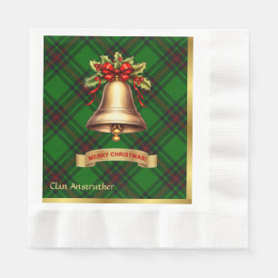 Anstruther Personalisiert Tartan Christmas Serviette