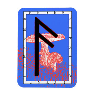 Ansuz Viking Rune Magnet - Inspiration!