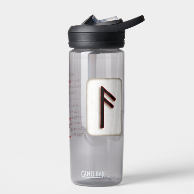 Ansuz "Weisheit" Runenstein Trinkflasche (Links)