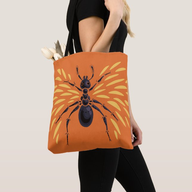 Ant Art Insect Lover Fiery Orange Entomology (Von Nahem)
