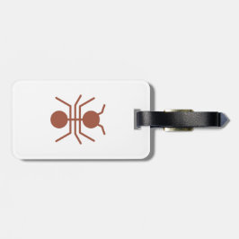 Ant Gepäckanhänger mit Ledergurt