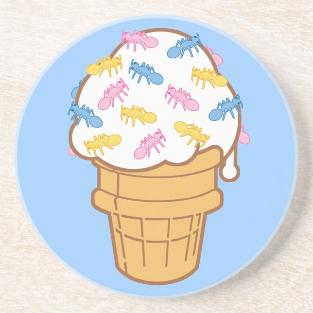 Ant Ice Cream Untersetzer (Vorne)