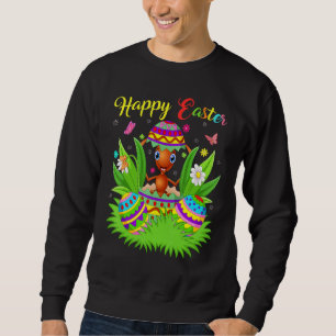 Ant Insects Floral Ostereier Funny Ant Osterfest Sweatshirt