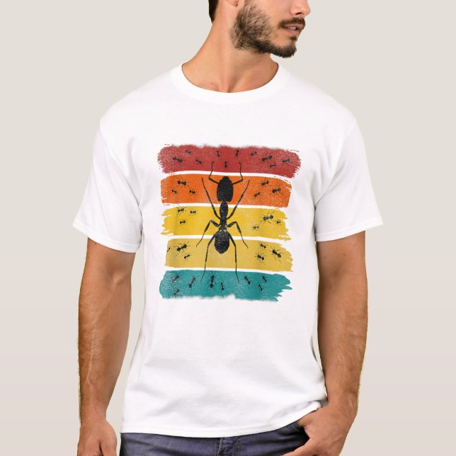 Ant Keeper Retro Vintage Ant Farm T-Shirt (Vorderseite)