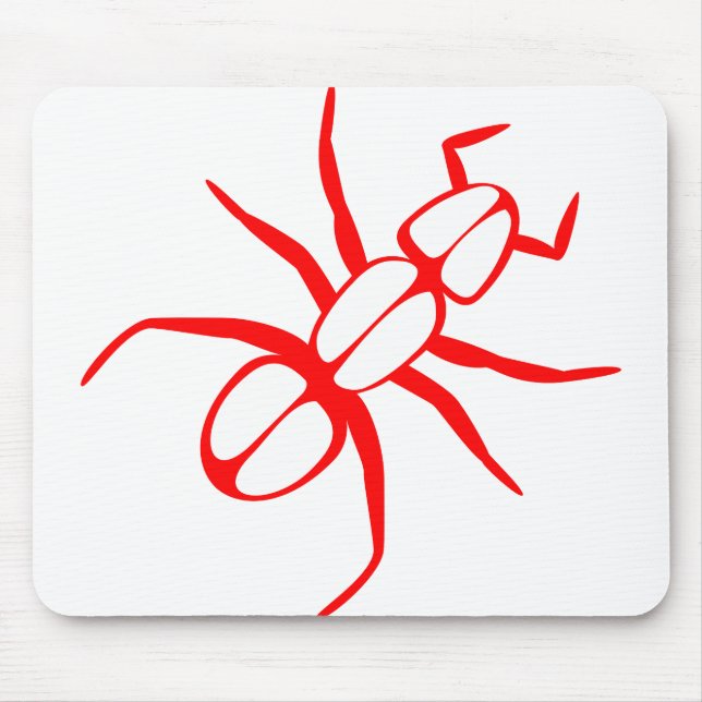 Ant Legs Antennas Red Mousepad (Vorne)