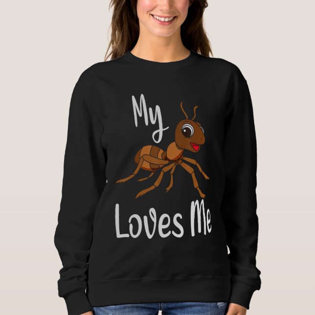 Ant My Aunt Loves me Family for Nephew & Niece Sweatshirt (Vorderseite)